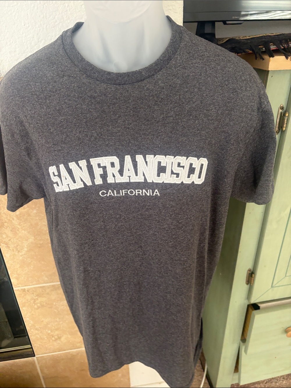 San Francisco California Graphic Tee - Charcoal Gray